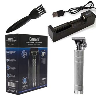 Originele Professionele Metalen Behuizing Afwerking Rand Haar Trimmer Mannen Elektrische Kapsel Baard Clipper Haar Snijder Machine origineel doos