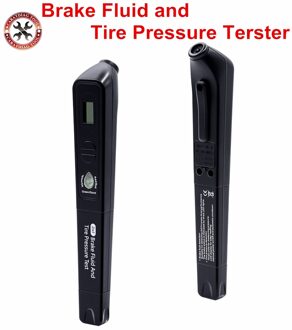 Originele Remvloeistof & Bandenspanning 2in1 Vloeistof Tester Auto Diagnostic Tools Digitale 5 Leds Remvloeistof Tester