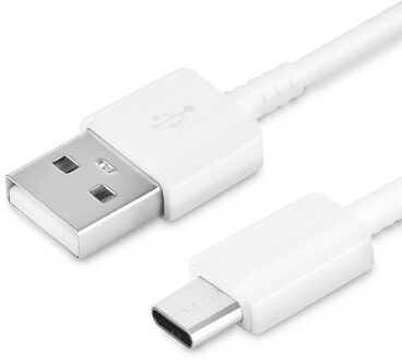 Originele Samsung EP-DN930CWE Usb Type-C Kabel Voor Galaxy S8,S8 Plus, A3 , a5 , Wit