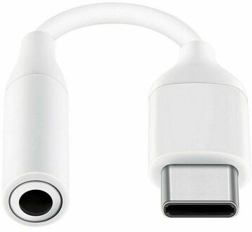 Originele Samsung USB C naar 3.5MM Jack (AUX) convert kabel Wit EE-UC10JUWE