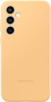 Originele Silicone Backcover voor de Galaxy S23 FE - Apricot Oranje