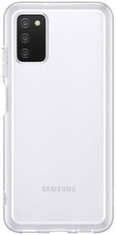 Originele Silicone Clear Cover voor de Galaxy A03s - Transparant