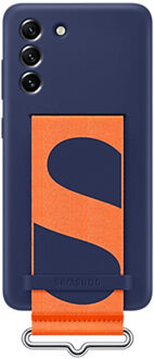 Originele Silicone Cover Strap voor de Galaxy S21 FE - Navy Donkerblauw