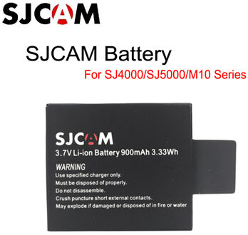 Originele sjcam 3.7 v li zwart voor sjcam serie m10 sj4000 sj5000 serie sport camera batterijen