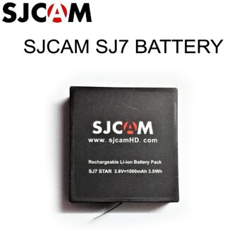 Originele sjcam sj7 3.8 v 1000 mah 3.7wh ion batterij zwart voor sjcam sj7 ster sport camera batterijen