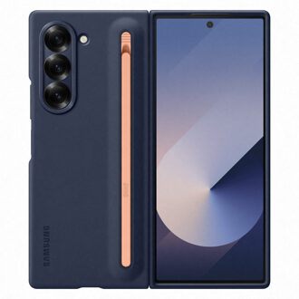 Originele Slim S-pen™ Case voor de Galaxy Z Fold 6 - Navy Blauw