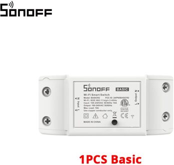 Originele Sonoff 10A Wifi Smart Switch Afstandsbediening Draadloze Timer Lichtschakelaar Intelligente Universele Diy Smart Home Automation Module