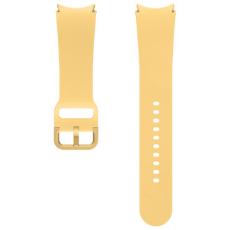 Originele Sport Band voor de Samsung Galaxy Watch 4 / 5 / 6 / 7 - 20 mm - M/L - Apricot Oranje - Large,Medium