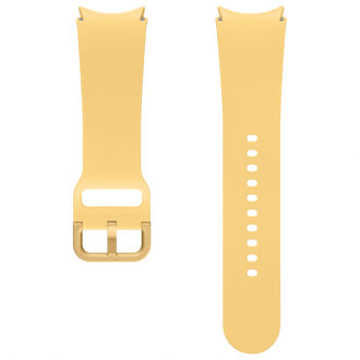 Originele Sport Band voor de Samsung Galaxy Watch 4 / 5 / 6 / 7 - 20 mm - S/M - Apricot Oranje - Medium,Small