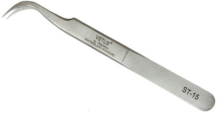 Originele ST 5 stks vatus Pincet antistatische Pincet voor Wimper Extensions Rvs ST-10/11/12/13/14/15/16/17 Pincet ST15