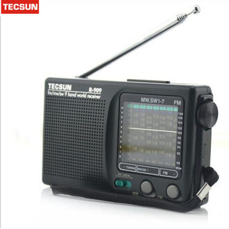 Originele Tecsun R-909 R909 Radio FM/MW/SW 9 Band Woord Ontvanger Draagbare Radio tecsun R909 Stereo radio