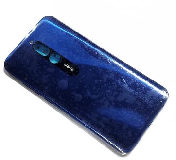 Originele Terug Batterij Cover Voor Xiaomi Redmi 8 Terug Behuizing Cover Case Met Adhensive Vervangende Onderdelen blauw