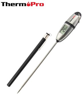 Originele ThermoPro TP-02S Instant Lezen Digitale Koken Thermometer met Rvs Sonde voor voedsel, Vlees, Grill, BBQ