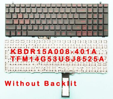 originele toetsenbord voor KBDR15A009-4011 TFM14G53USJ852B KBDR15A008-401A TFM14G53USJ8525A KBDR15A008-4015 TFM14G58USJ8524 nee.1