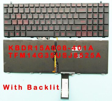 originele toetsenbord voor KBDR15A009-4011 TFM14G53USJ852B KBDR15A008-401A TFM14G53USJ8525A KBDR15A008-4015 TFM14G58USJ8524 nee.2