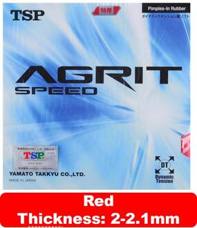 Originele Tsp Agrit Speed Tafeltennis Rubber Pips In Met Ping Pong Sponge Tenis De Mesa Accesorios Mesa 20046 rood