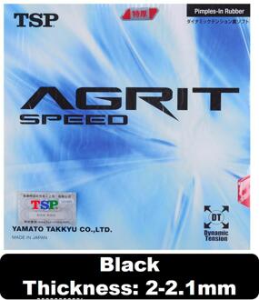 Originele Tsp Agrit Speed Tafeltennis Rubber Pips In Met Ping Pong Sponge Tenis De Mesa Accesorios Mesa 20046 zwart