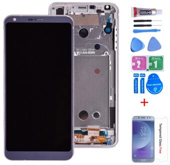 Originele Voor LG G6 H870 Lcd-scherm met Touch Screen Digitizer Vergadering H870DS H872 LS993 VS998 US997 LCD met frame met kader zwart