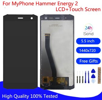 Originele Voor Myphone Hamer Energie 2 Lcd-scherm Touch Screen Assembly Digitizer Glas Panel Vervanging Lcd-scherm Gratis Tools