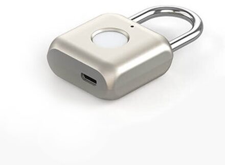 Originele Xiaomi Kitty Smart Touch Vingerafdruk Deurslot Usb Opladen Keyless Anti Diefstal Hangslot Travel Case Lade Veiligheidsslot Zilver