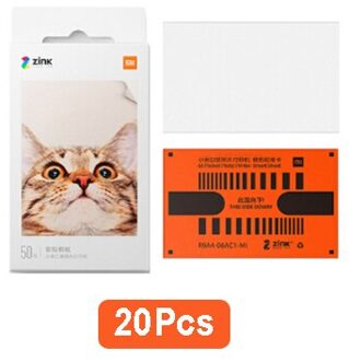 Originele Xiaomi Mijia Pocket Printer Papier Voor Photo Printer 300Dpi Draagbare Foto Mini Pocket Photo Printer Alleen Pape Papier 20stk