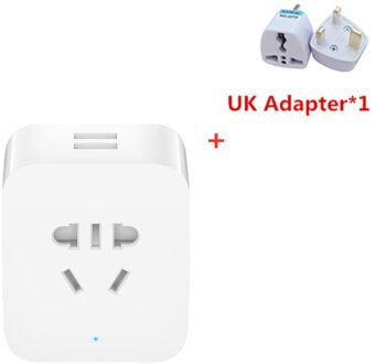 Originele Xiaomi Mijia Smart Socket Bluetooth Gateway Editie Dual Usb Smart Wifi Socket Power Adapter Veilig Smart Home Apparaat add UK adapter