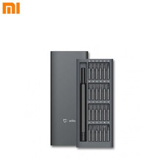 Originele Xiaomi Mijia Wiha Schroevendraaier Kit 24 Precisie Magnetische Bits Alluminum Doos Schroevendraaier Tool Voor Dagelijks Gebruik