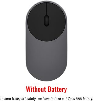 Originele Xiaomi Portable Bluetooth Muis Dual-Mode Bluetooth 4.0 RF 2.4 GHz 1200 DPI Aluminium ABS Shell Windows 8/10 mac Android Grijs