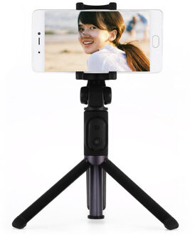 Originele Xiaomi Selfie Stick Voor Telefoon Bluetooth Mini Statief Selfiestick Met Draadloze Afstandsbediening Sluiter Voor Iphone Samsung Android haakje versionblack