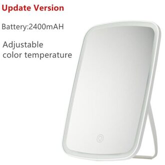 Originele Youpin Jordan Judy Intelligente Draagbare Make-Up Spiegel Desktop Led Licht Draagbare Vouwen Licht Spiegel Slaapzaal Desktop update version