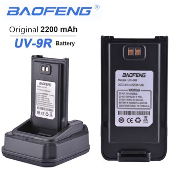 Orignial UV 9R Walkie Talkie Batterij 7.4V 2200 MAh voor Baofeng Anysecu UV-9R Twee Manier Radio Telefoon Accessoires zender