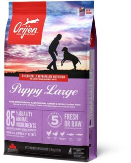 Orijen Whole Prey Puppy Large Breed - Hondenvoer - Kip Kalkoen 11.4 kg