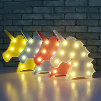 Orijinaldukkan Unicorn Led Lighted Table Wall Night Lamp