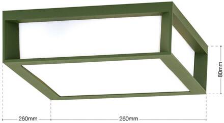 Orion Buitenlamp Henry, groen, gegoten aluminium, E27, IP44