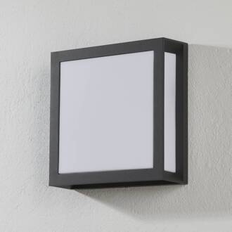 Orion Buitenwandlamp Henry, antraciet IP44 antraciet, opaalwit