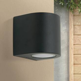 Orion Buitenwandlamp Laurenz, downlight antraciet, transparant