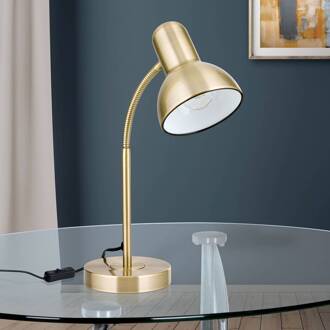 Orion Bureaulamp Nemo, flexibel, oudmessing oud-messing