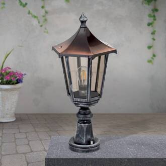 Orion Charmante buitensokkel ANTOINE Zilver, koper, helder