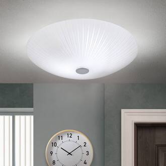 Orion Chique plafondlamp VINDIRA, 30 cm Gesatineerd wit, chroom