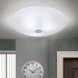 Orion Chique plafondlamp VINDIRA, 40 cm Gesatineerd wit, chroom