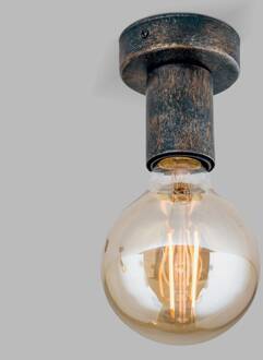 Orion Eenvoudige vintage plafondlamp Rati roestbruin