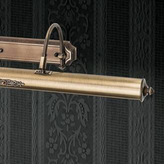 Orion Gustav schilderij verlichting in antiek messing 75 cm