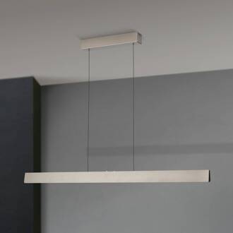 Orion Hanglamp Tara, nikkelkleurig, lengte 120 cm, aluminium/staal mat nikkel