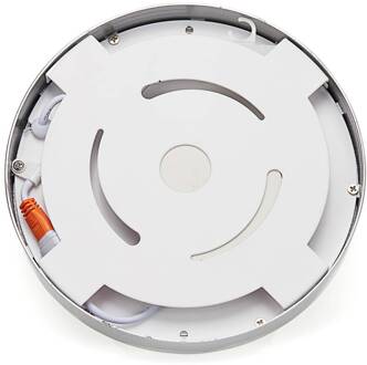 Orion Heel platte LED plafondlamp Vika, 18 cm mat aluminium, opaal