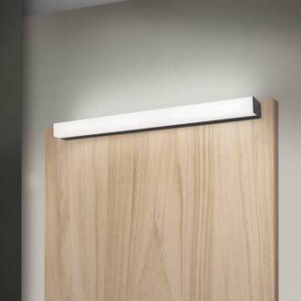 Orion Horizon LED spiegellamp, breedte 60 cm, zwart, IP44 zwart, opaal mat