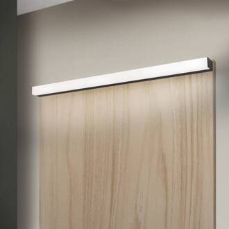 Orion Horizon LED spiegellamp, breedte 90 cm, zwart, IP44 zwart, opaal mat