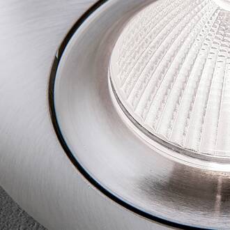 Orion Inbouwspot Choice, aluminium, zwenkbaar, satijn gesatineerd aluminium