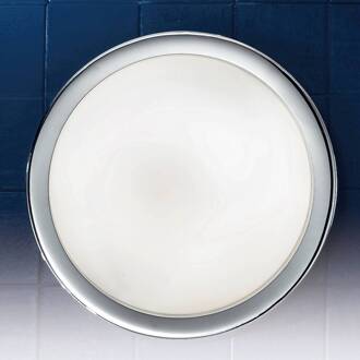 Orion Ingetogen plafondlamp MINEA, 32 cm, chroom wit