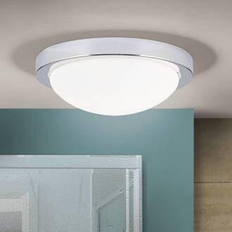 Orion Ingetogen plafondlamp MINEA, 32 cm, chroom wit