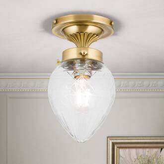 Orion Kleine plafondlamp ENNA, 1-lichts Brons, helder